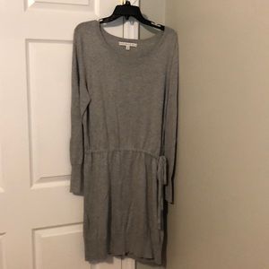 Gray sweater dress size L